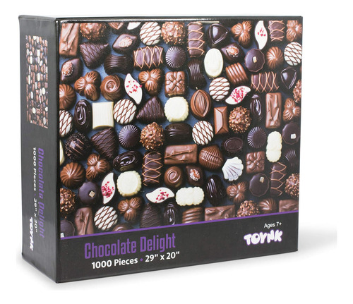 Rompecabezas Toynk Chocolate Delight Candy 1000 Piezas