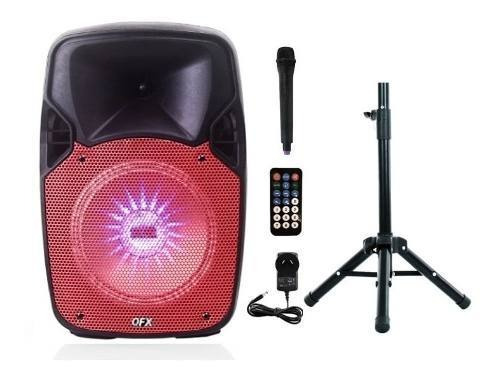 Bocina QFX Party Speakers PBX-811SM portátil con bluetooth 