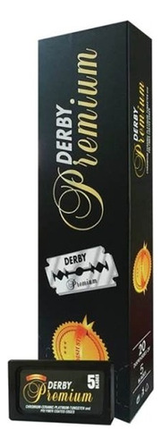  Cuchillas De Afeitar Derby Premium Doble Filo 100 Uds