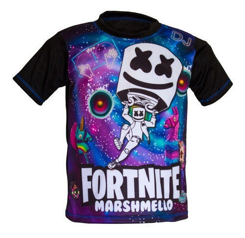 Franela Para Niños De Fortnite Marshmello