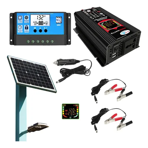 Kit De Estación Portátil Conjunto Solar Portátil Panel Solar