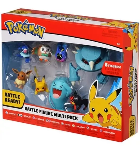 Pokémon Multi Pack Com 8 Figuras De Batalha - Ri Happy