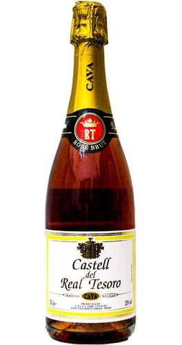 Champagne Cava Castell Del Real Tesoro Rose Brut España
