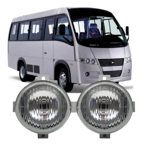 comprar Par Farol Milha Vidro Volare V5 V6 V8 W8 W9 Onibus Neblina