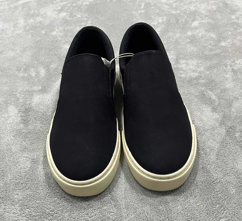 Tenis Bambas Zara Slip On Negros Unisex Número 25 7usa (Usado)