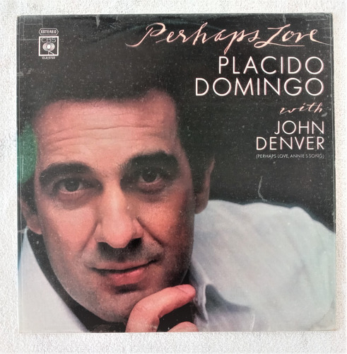 Placido Domingo Lp Perhaps Love With John Denver