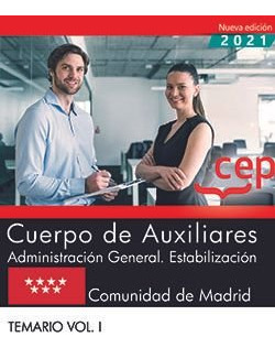 Libro Cuerpo Auxiliar Administracion General Madrid Vol 1