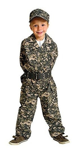 Traje De Camuflaje Aeromax Jr Con Tapa Y Cinturon De Talla 2