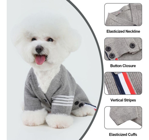 Suéter Para Perros Suéter Tipo Cárdigan Para Perros Suéter D