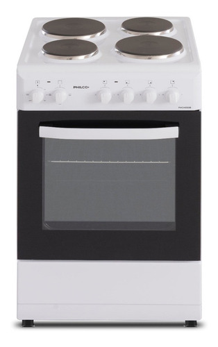 Cocina Eléctrica Philco Phch050bdh 4 Placas 50cm Blanca