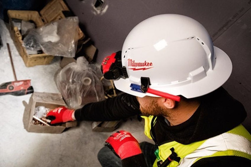 Imagen 6 de 10 de Casco Rigido De Seguridad Ventilado Milwaukee 48731000