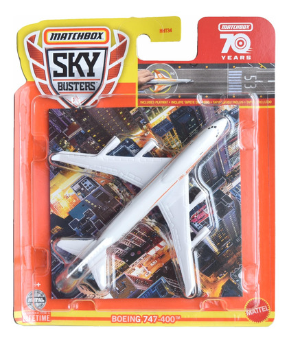 Boeing 747-400 Matchbox Sky Busters - Escala 1/64