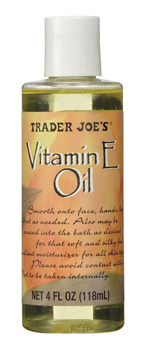 Trader Joes Aceite De Vitamina E, Tjveoil, 1, 1