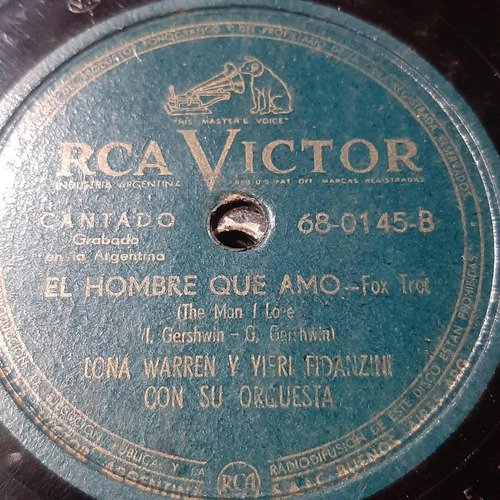 Pasta Lona Warren Vieri Fidanzini Orq Rca Victor C261