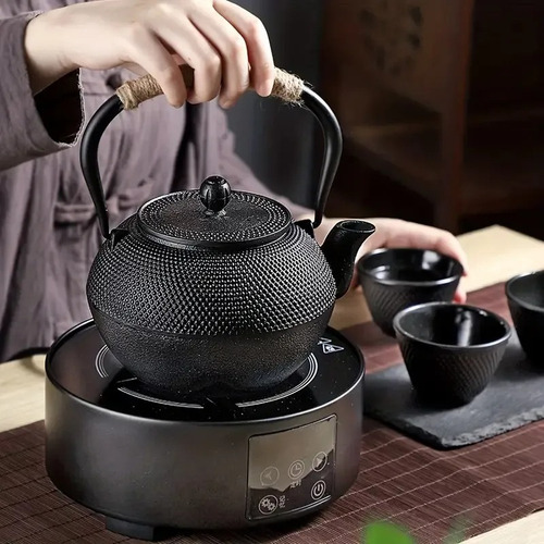 Lagom Teteras Y Hervidores De Estilo Japonés De 1200 Ml Con 4 Tazas Infusor Y Hierro Fundido Colador Modelado Para La Oficina En El Hogar Tetera O Decoración De Té De Yoga Etera