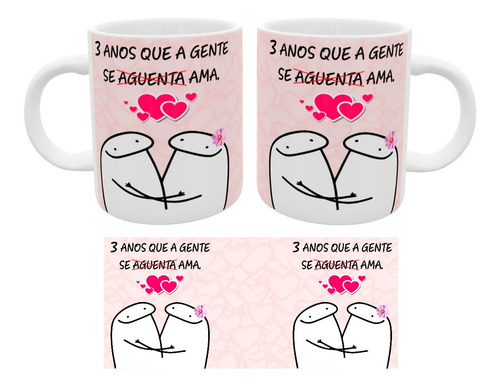 Imagem 1 de 1 de Caneca Flork Namorados 07