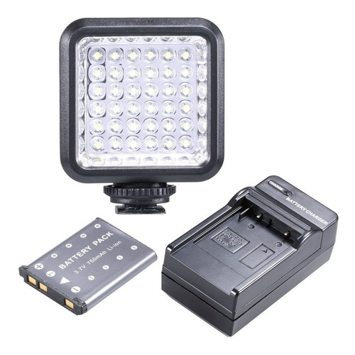 Reflector Luz Para Camaras, Filmadoras 36 Led Recargable