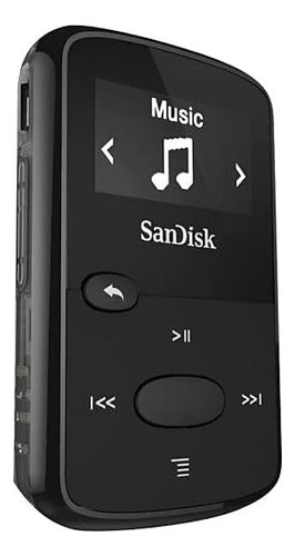 Sandisk 8gb Clip Jam Mp3 Player, Negro - Ranura Para Tarjeta