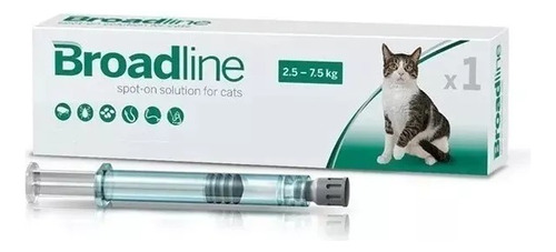 Broadline Pipeta Antiparasitario Para Gato 2.5 A 7.5kg