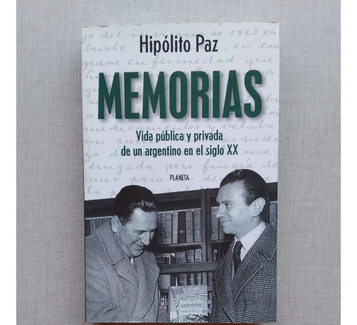 Memorias Hipólito Paz 1999