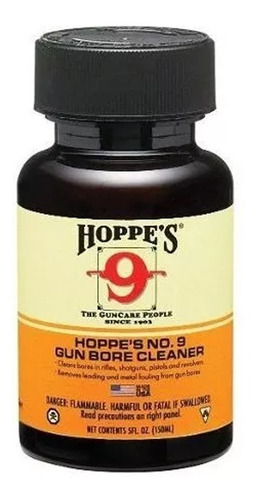 Solvente Limpiador Marca Hoppe's #9 150ml Lubrica Rifle Arma