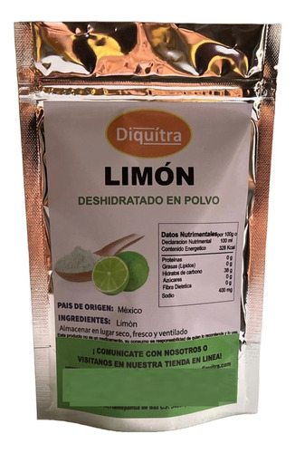 Limón Deshidratado En Polvo 250 Gramos