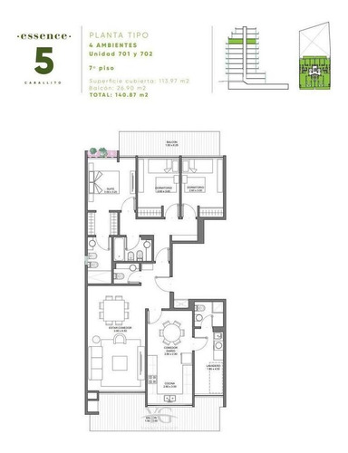 Imagen 2 de 30 de Departamento 4 Ambientes Con Balcón Aterrazado Y Parrilla - Emprendimiento Premium - Amenities