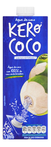 Água De Coco Esterilizada Kero Coco Caixa 1l