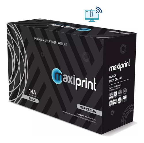 Toner Hp Cf214a Compatible Maxiprint Laserjet 700 712 725