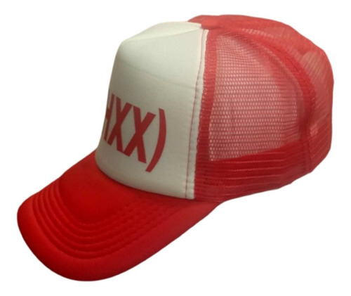 Imagen 3 de 8 de Gorra Trucker X X H X X Huracán Rojo