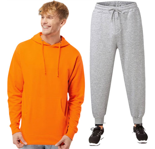 Conjunto Frisado Unisex - Buzo Canguro + Jogger - Varios