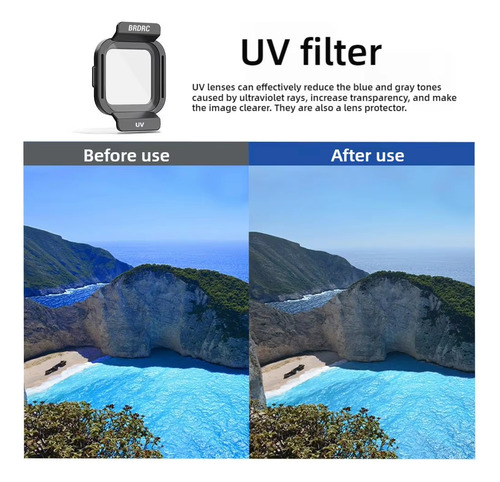 Conjunto De 6 Peças Filter Lens Drone Para Dji Flip