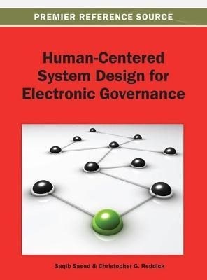 Libro Human-centered System Design For Electronic Governa...