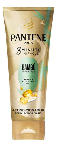 Acondicionador Pantene 3 Minute Miracle Bambú Nutre Y Crece 170ml