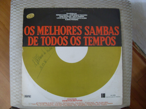 Lp Os Melhores Sambas De Todos Os Tempos - Os Novos Batutas