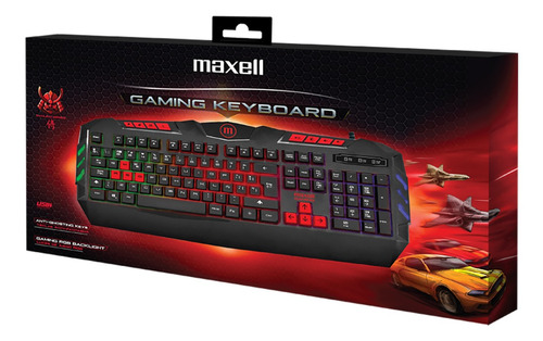 Teclado Gaming Maxell Iluminado