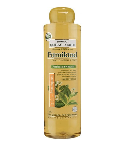  Shampoo Familand 750ml Quillay -tea Tree Oil Bio
