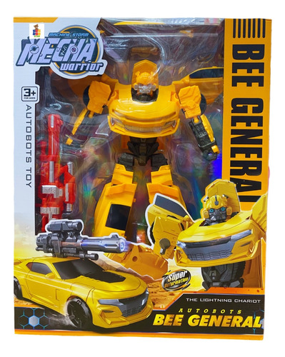 Transformer Robot Bumble Autobot Bee Y Accesorios 30cm