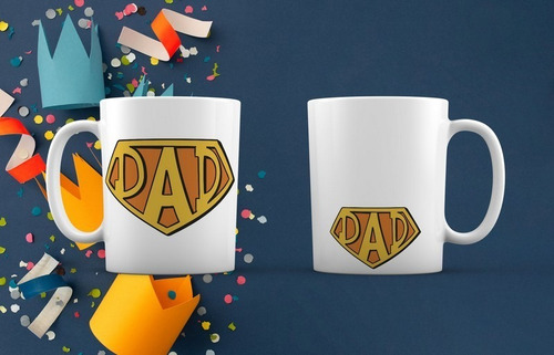 Imagen 1 de 10 de Taza Mug Día Del Padre. Father's Day. Happy Day. Regalo