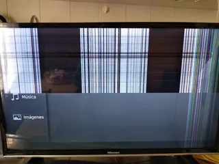 Tv Led Hisense Hle3216d Led Hd 32 (pantalla Rota)