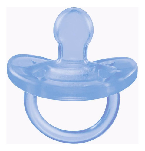 Mamadeira 330 Ml E Chupeta Soft Azul (6+m) Tam 2 - Kuka
