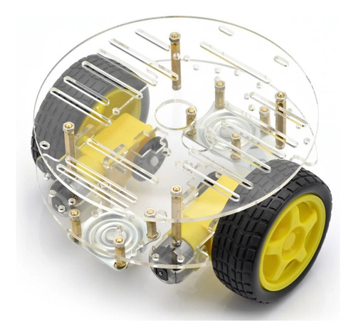 Kit Chasis Carro 2wd Rt-4 Smart Robot Arduino Auto Motor