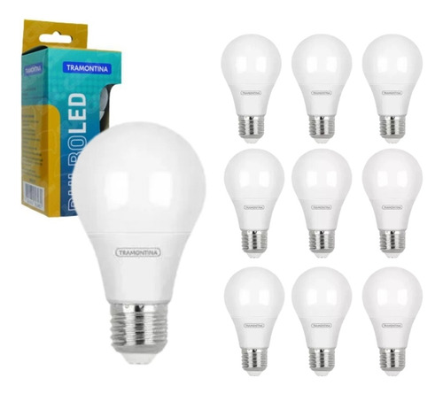 Kit 10 Lâmpadas Led Branco Frio Ou Quente 15w - Tramontina