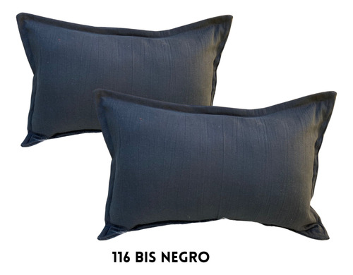 Combo 2 Almohadones Tusor 70x50 Cm Nordicos Relleno Vellon 115 Crudo .