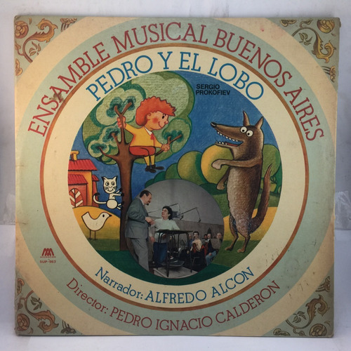 Pedro Y El Lobo Prokofiev Alfredo Alcon Calderon Vinilo Lp