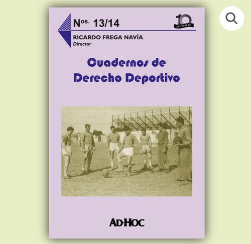 Cuadernos De Derecho Deportivo Nº 13/14 - Frega Navia