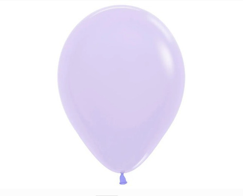 Kit 100 Balão Bexiga N° 7 Lilas Candy Color 
