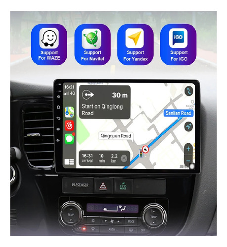 Multimídia Android Mitsubishi Outlander 2016-21 4/64gb 9p