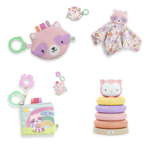 Set De Regalo Para Bebe Ity By Ingenuity Rosa Niña