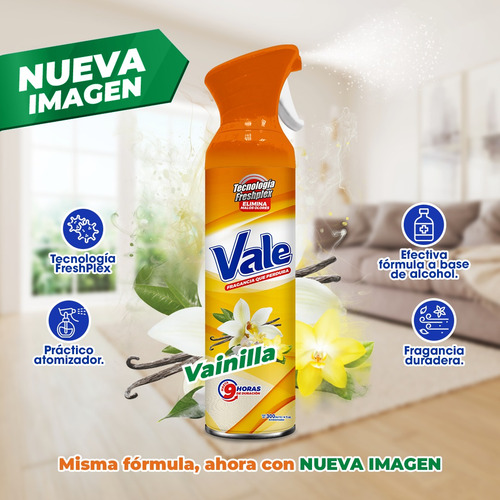 Aromatizante De Ambientes Vainilla 300ml 1x12